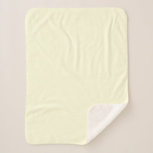 LightYellow Sherpa Blanket