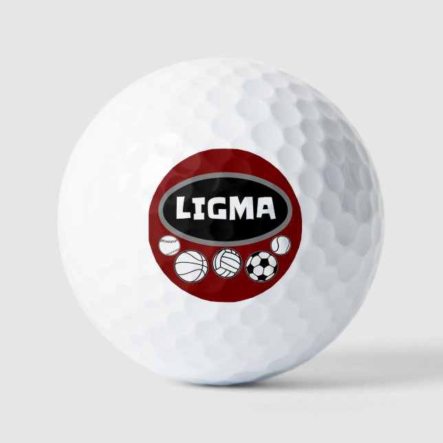 Ligma Balls Funny Meme and Sarcastic Gaming Humour (Front)