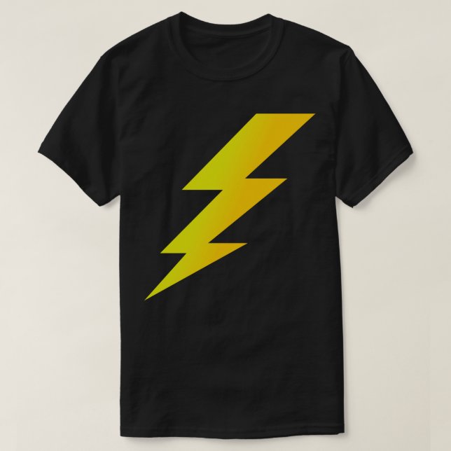 Ligtning Bolt T-Shirt (Design Front)