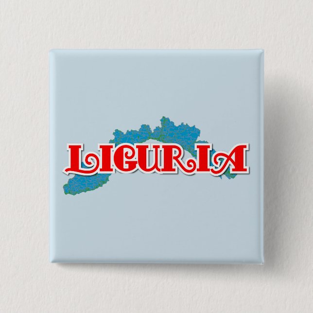 Liguria 15 Cm Square Badge (Front)