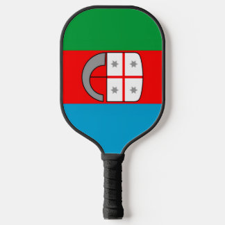 Liguria flag (Italian region) Pickleball Paddle