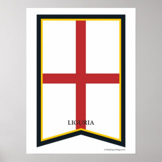 Liguria Italy Region Poster