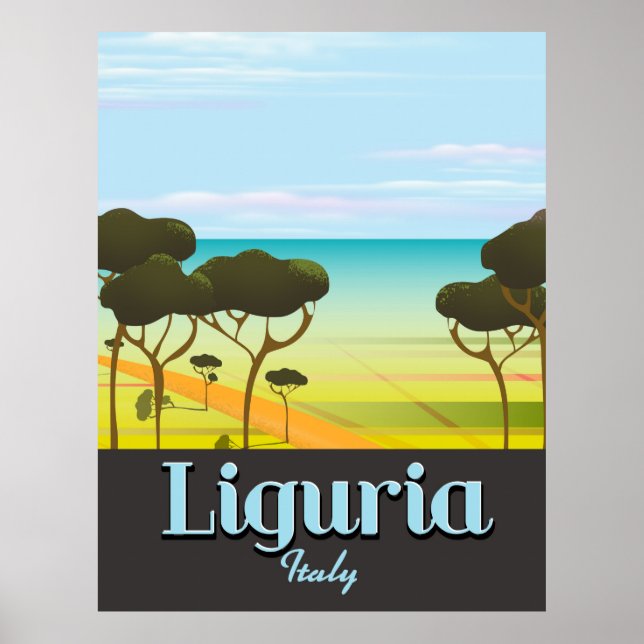 Liguria Italytravel poster (Front)