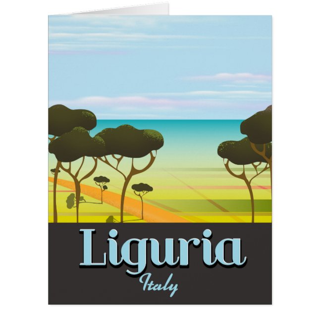 Liguria Italytravel poster (Front)