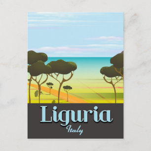 Liguria Italytravel poster Postcard