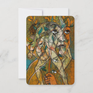 Ligustri, Infinity Dots by After Francis Picabia Thank You Card