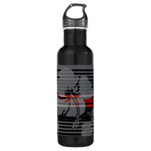Lihue Hibiscus Stripe Hawaiian 710 Ml Water Bottle