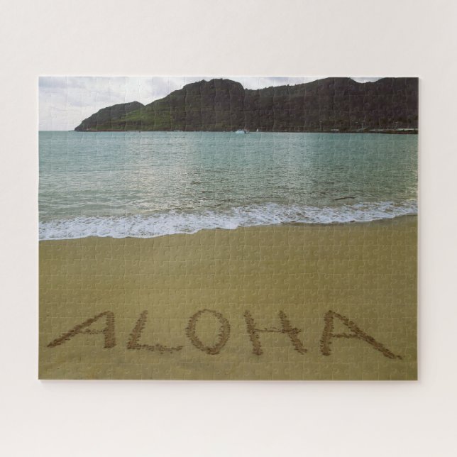 Lihue Kauai Ocean Aloha Jigsaw Puzzle (Horizontal)