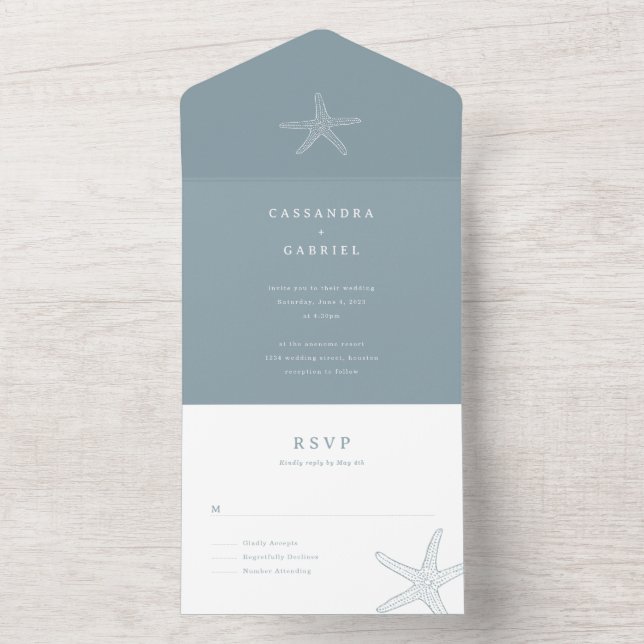 Lihue Wedding Invitation (Inside)