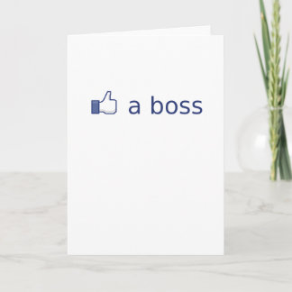 Like a Boss Card