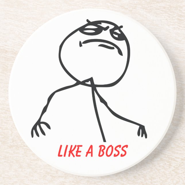 Like a Boss Coaster (Front)