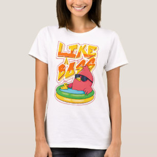 Like a boss funny bird sunglasses swiming pool T-Shirt