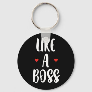 Like A Boss   Hearts Key Ring