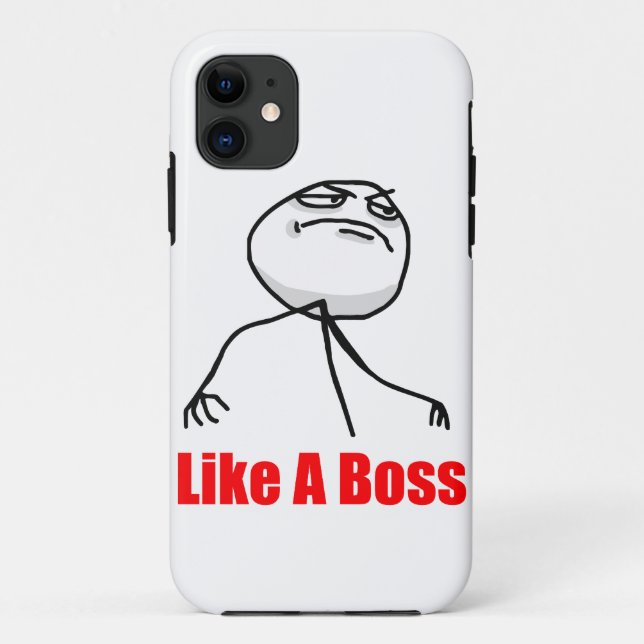 Like a boss iPhone 5 Meme case (Back)
