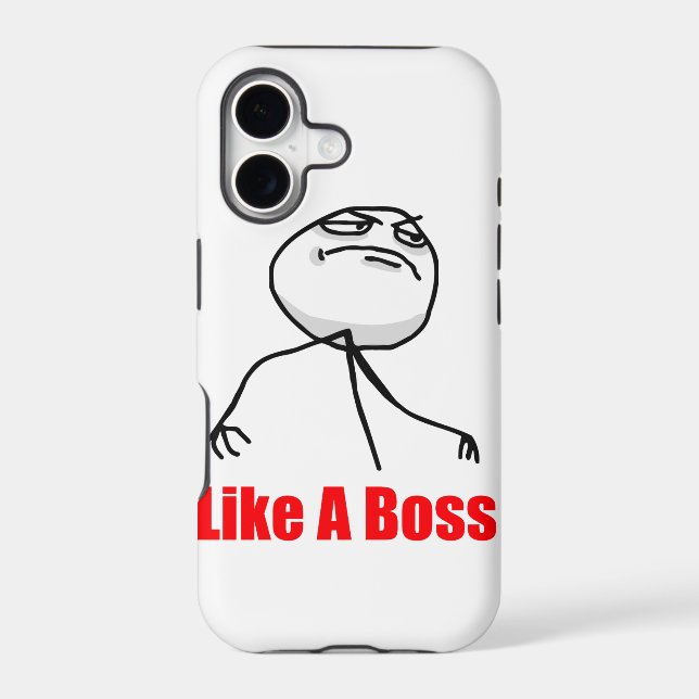Like a boss iPhone 5 Meme case (Back)