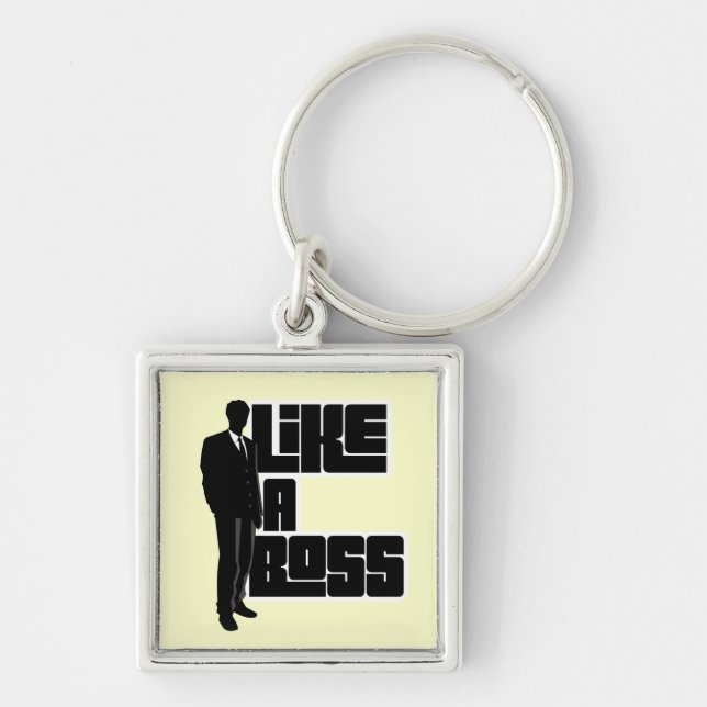 Like a Boss Key Ring (Front)