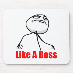 Like a Boss Mouse Pad