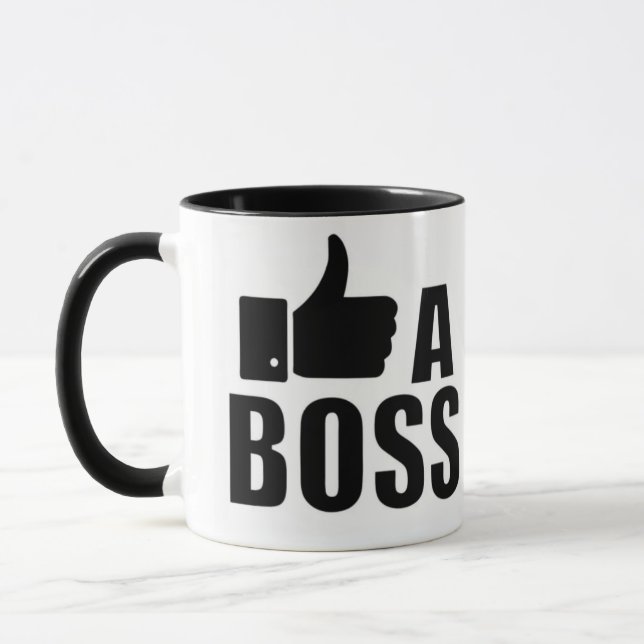 Like A Boss Mug (Left)