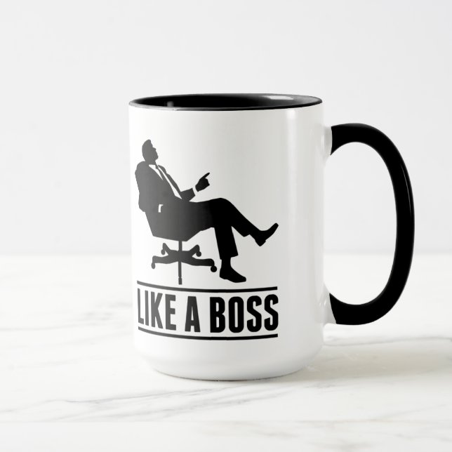 Like A Boss Mug (Right)