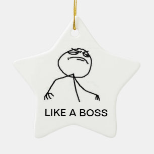 LIKE A BOSS NECK LACE CERAMIC TREE DECORATION