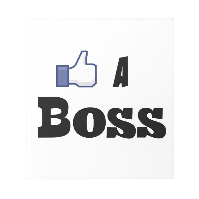 Like A Boss Notepad (Front)