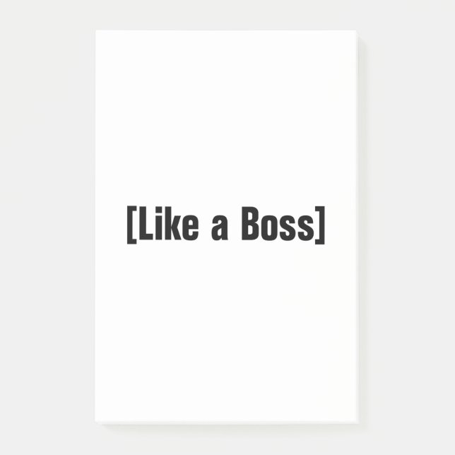 Like a Boss Post-it Notes (Front)