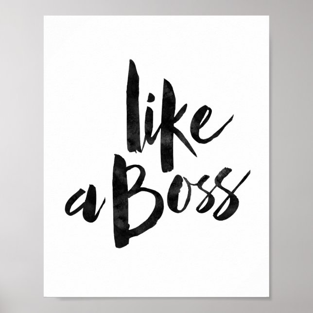 Like A Boss Poster (Front)