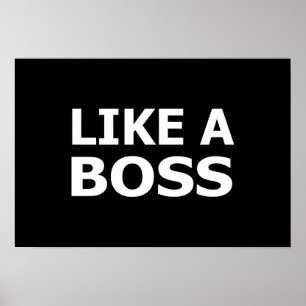 Like A Boss Poster