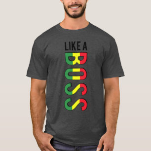 LIKE a BOSS reggae colours T-Shirt