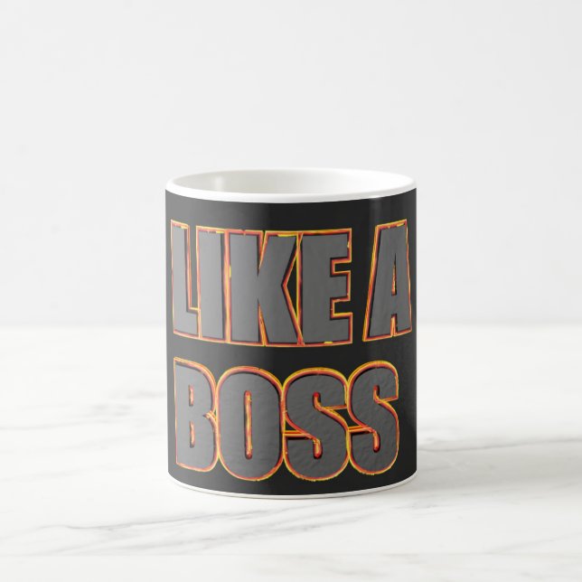 LIKE A BOSS Tasse Coffee Mug (Center)