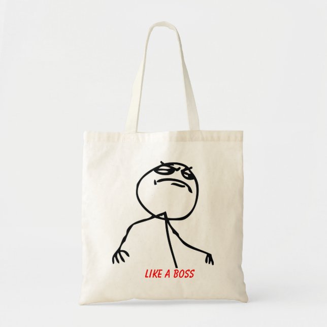 Like A Boss Tote Bag (Front)