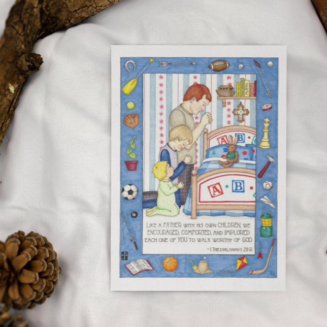 Like a Father Inspirational Postcard (Creator Uploaded)