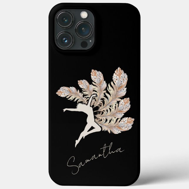 Like a Feather Personalised Phone Case (Back)