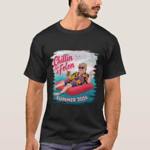 Like A Felon Trump Summer 2024 Beach T-Shirt