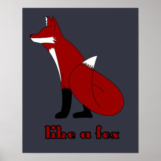 Like A Fox Poster