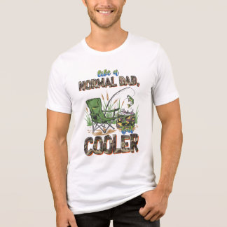 Like a Normal Dad But Cooler – Fishing Edition Tri-Blend Shirt