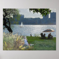 LIKE A SEURAT PAINTING Riverside Park NYC