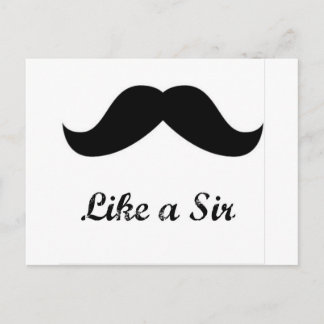 Like a sir postcard