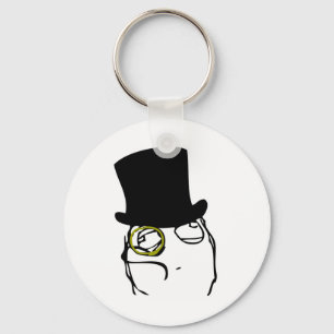 Like a Sir Rage Face Meme Key Ring