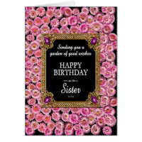 Like a Sister To Me Birthday Pink Daisies