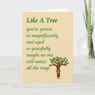 Like A Tree - The Birthday Card