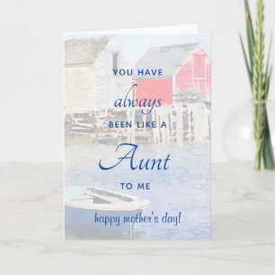 Like an Aunt Fishing Shacks Mother's Day Card