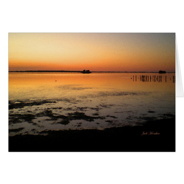"Like An Unlit Candle" Sunset Along Edgewater (Front Horizontal)