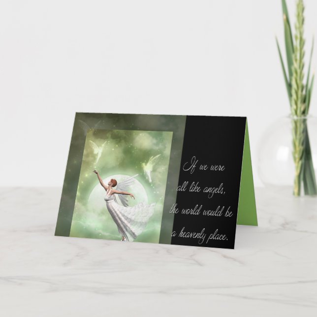 Like Angels Thank You Card (Front)