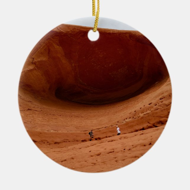 Like Ants Ceramic Ornament (Front)