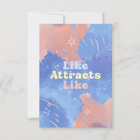 Like attracts Like, Motivational, Positive Quote