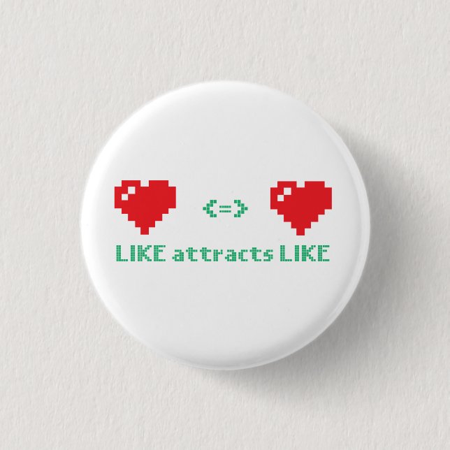 Like Attracts Like small buttons (Front)