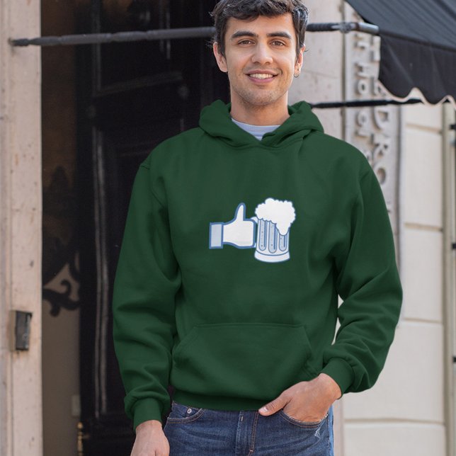 Like Beer on St Patrick's Day Hoodie (Creator Uploaded)