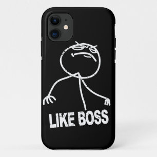 Like Boss meme iPhone 11 Case