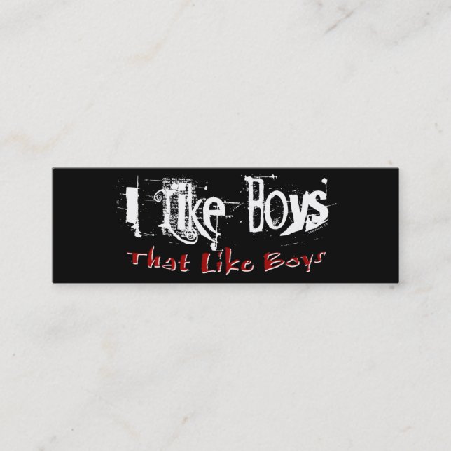 Like Boys Profile Card (Front)